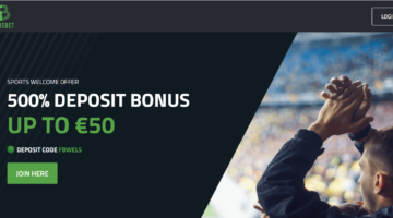 Register now with FansBet and get a 500% Bonus up to €50
